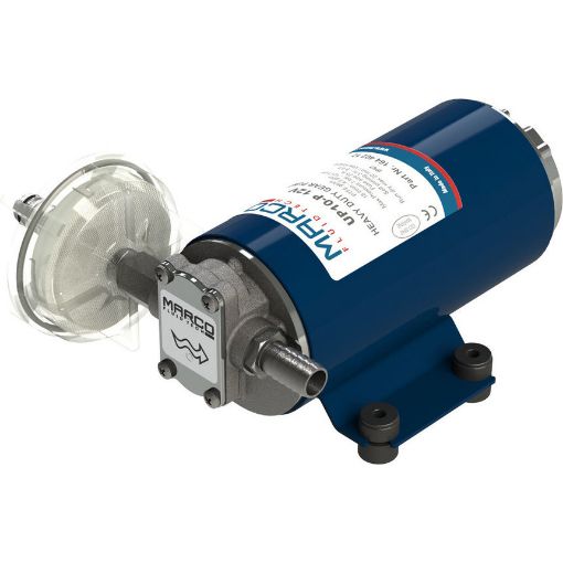 Billede af UP10-P heavy duty pump 18 l/min - PTFE gears - VITON O-Rings - 12v