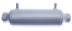 Billede af Vand til luft intercooler 3" – rund model – 450 mm