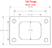 Billede af T25 Turbo flange
