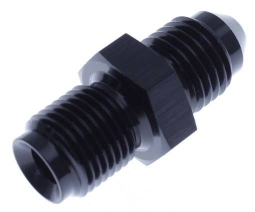 Billede af Garrett 7/16"-24 UNF han til AN4 han adapter – sort aluminium uden restriktor