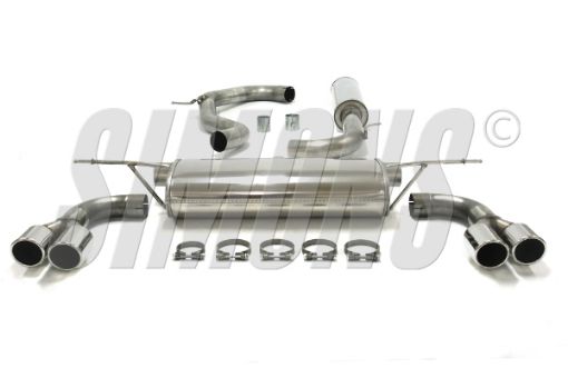 Billede af Simons catback udstødning SEAT Leon 5F Cupra 2WD 4x80 mm