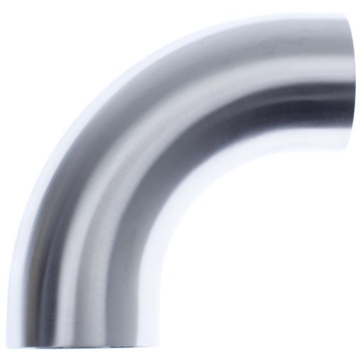 Billede af 2½" rustfri rørbøjning - 90 grader - Uden benlængde