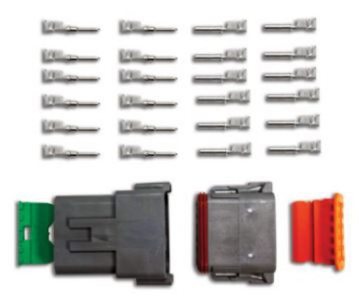 Billede af 12 pin - Deutsch stik - HAN/HUN sæt - Incl. stikben