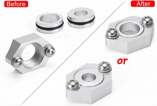 Billede af 1.8T MAP sensor svejseflange - ALU