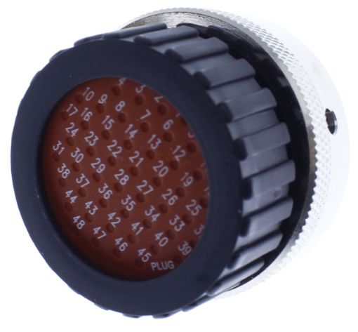 Billede af Firewall connector 48 pins  med flange - Incl. stikben (HAN)