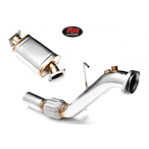 Billede af Downpipe BMW E60, E61 - M57N - 525d, 530d - with silencer
