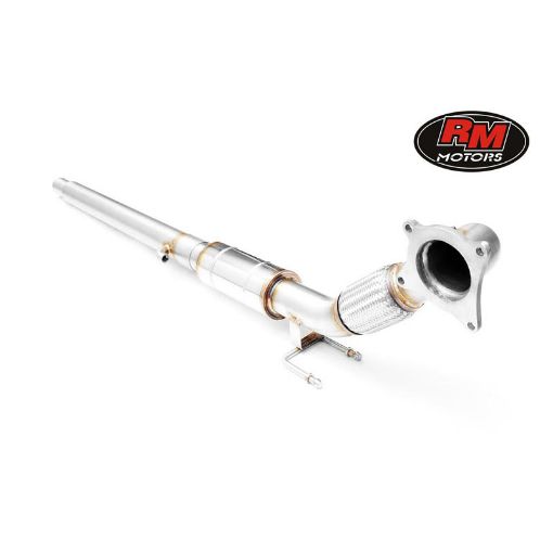 Billede af Downpipe - VAG A3, Passat, Golf, Scirocco, Jetta, Leon, Octavia 2.0 TSi/TFSi - With silencer