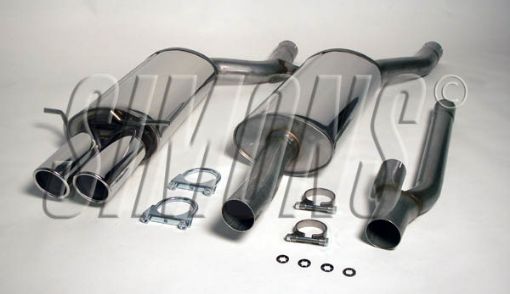Billede af Simons catback udstødning Audi A4 B5 Quattro Sedan/Avant 2.4/2.5 TDI/2.6/2.8