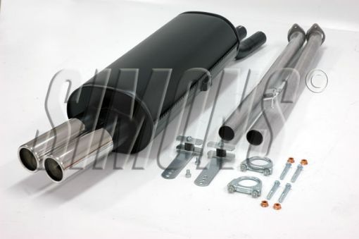 Billede af Simons catback udstødning BMW E30 320i/325i/325iX