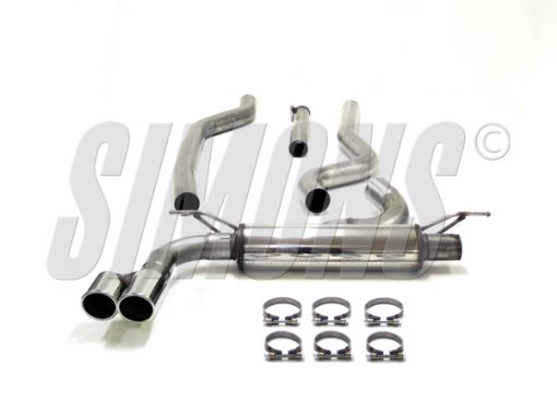Billede af Simons catback udstødning BMW 316d/318d/320d/420d F30-F36 2x80 mm