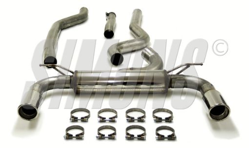 Billede af Simons catback udstødning BMW 316d/318d/320d/420d F30-F36 2x90 mm