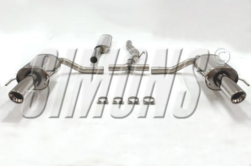 Billede af Simons catback udstødning Saab 9-3/9-3X 2.0T/2.8T XWD