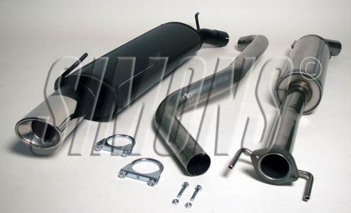 Billede af Simons catback udstødning Saab 9-5 Turbo/Aero 1998-2003
