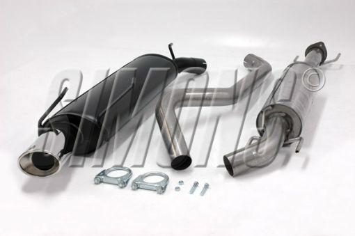 Billede af Simons catback udstødning Saab 9-5 Turbo 2.0/2.3 2002-2010