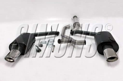 Billede af Simons catback udstødning Saab 9-5 Turbo/Aero 2004-2010 2x90/120 mm