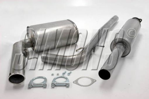 Billede af Simons catback udstødning Volvo S60 2.4