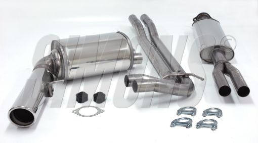 Billede af Simons catback udstødning Volvo V70N turbo/diesel 2004-2007