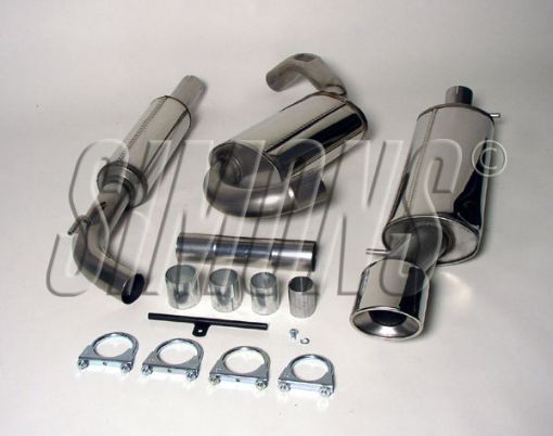 Billede af Simons catback udstødning VW Corrado G60 1.8 16V/G60/2.0/2.9 VR6