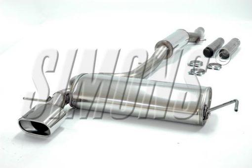 Billede af Simons catback udstødning VW Golf 4 V6 4Motion/Syncro
