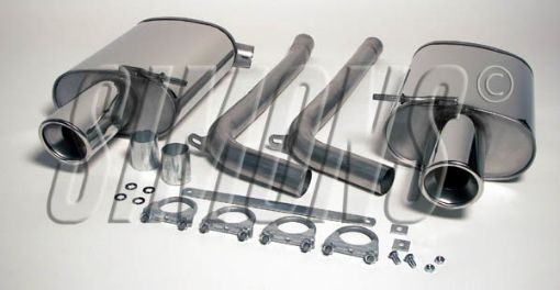 Billede af Simons catback udstødning Audi A4 B6 Quattro Sedan/Avant 1.8T