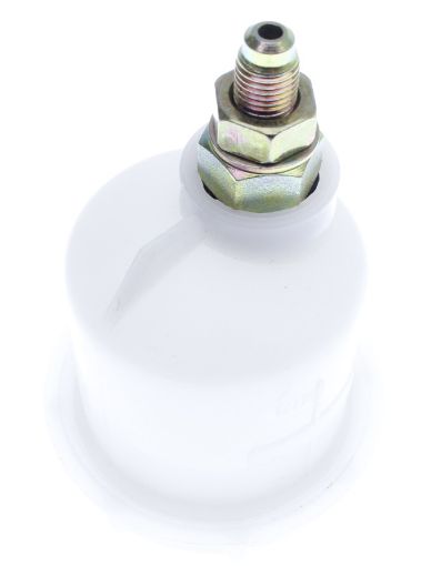 Billede af Bremsevæskebeholder - Gennemsigtig - 7/16 UNF - Center forskudt tilslutning