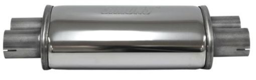 Billede af "DUO 51" - Rustfri Lyddæmper 2 x 2" - Simons U3451DR