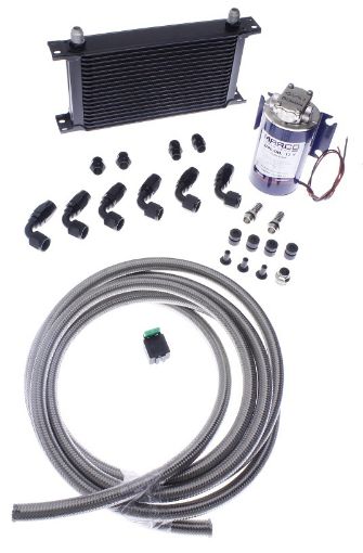 Billede af Elektrisk oliekøler kit med gearpumpe