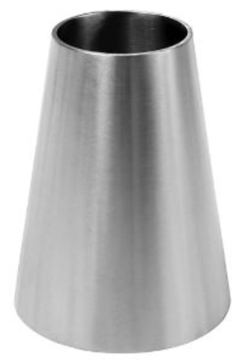 Billede af Rustfri rør - Reduktion 1,5" - 2½" (38mm.->63.5mm.)