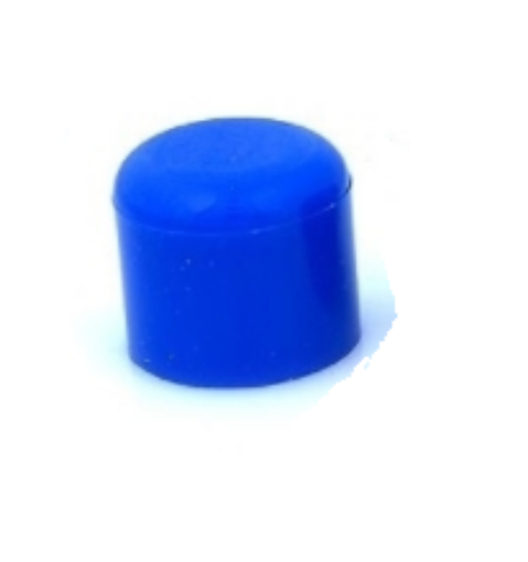 Billede af blå - Silicone caps - 30mm.
