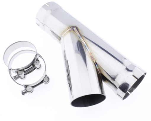 Billede af Y-stykke med clamps - 3" / 76mm.