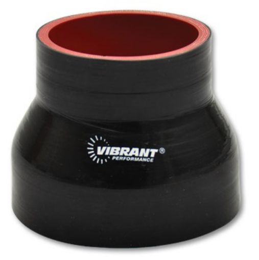 Billede af 2.5" til 3" / 63.5 mm. til 76.2 mm. - Silikonereduktion - Sort