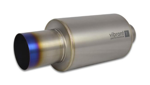Billede af Titanium Muffler 3.00” (76.2mm) - Blue Tip Finish