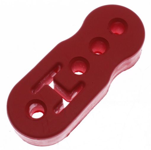 Billede af Rød Gummiophæng udstødning - Universal - Lang