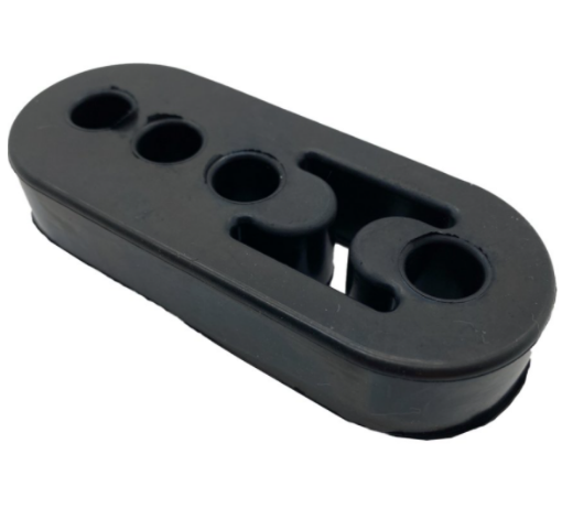 Billede af Sort Gummiophæng udstødning - Universal - Lang