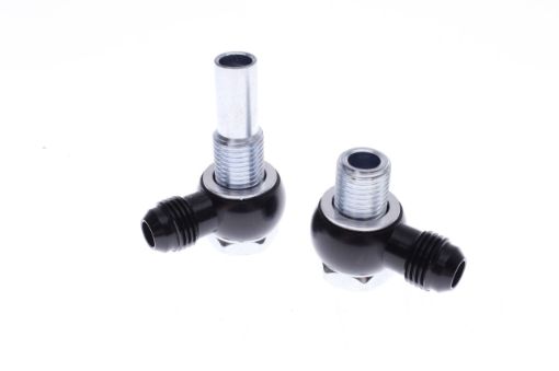 Billede af 4L80E Oil Cooler 90 Degree Banjo Fittings - 6AN x 1/4 NPSM