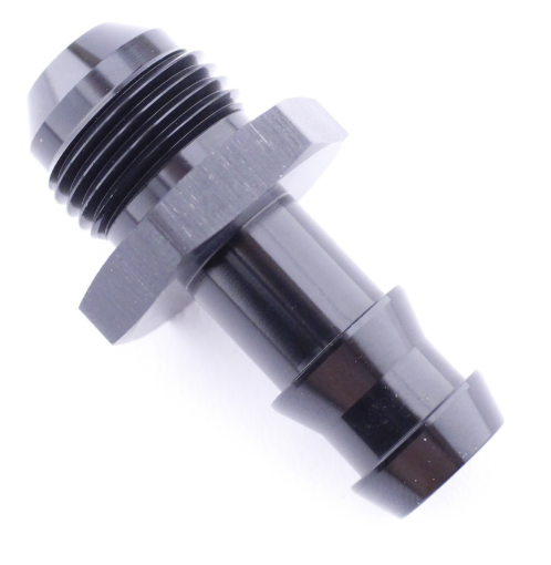 Billede af Slangestuds adapter AN6 han – 9,52 mm slange sort