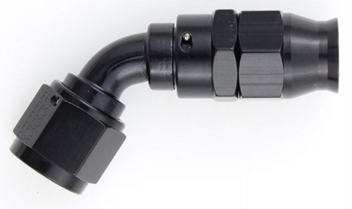 Billede af 60gr. PTFE AN fitting - AN-8 - Sort