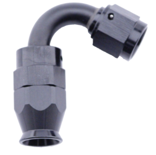 Billede af 120gr. PTFE AN fitting - AN-8- Sort