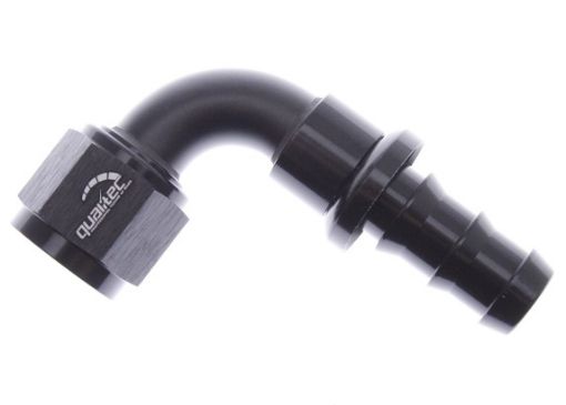 Billede af 90gr. AN fitting - AN-10 - Sort - Push lock