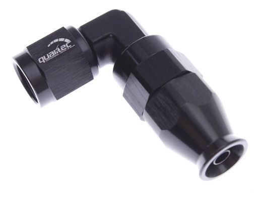 Billede af 90gr. PTFE AN fitting - Forge - AN-4 - Sort