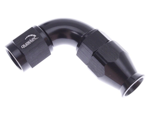 Billede af 90gr. PTFE AN fitting - AN-6 - Sort - High Flow