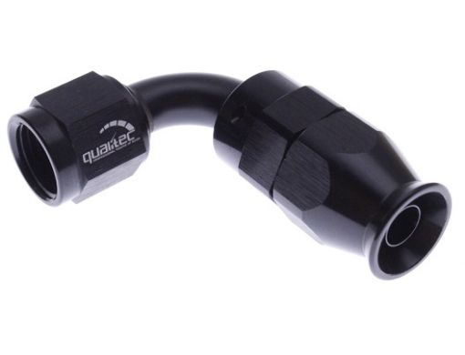 Billede af 90gr. PTFE AN fitting - AN-4 - Sort