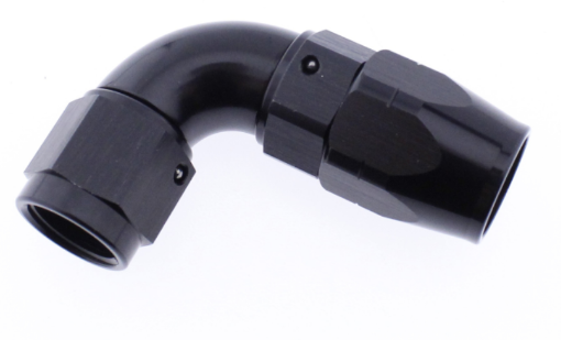 Billede af 90gr. AN fitting - AN12 - Sort - High flow