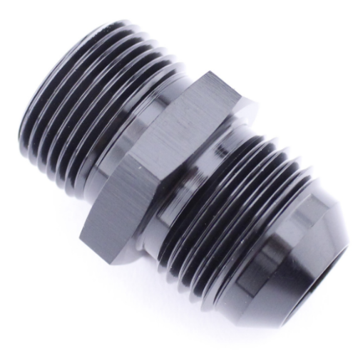 Billede af Nippel adapter AN6 han – M12x1,25 han sort