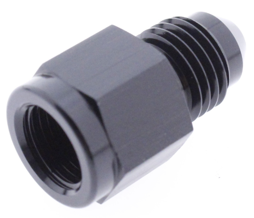 Billede af AN nippel-adapter AN3 han – 1/8" NPT hun – sort aluminium