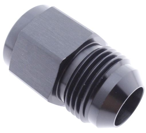 Billede af AN10 nippel-adapter – 1/2" BSP hun – sort aluminium