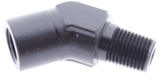 Billede af 45° NPT vinkelfitting 1/8" NPT – aluminium