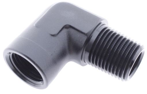 Billede af 90° NPT vinkelfitting 1/2" – aluminium