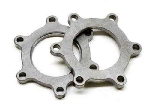 Billede af Downpipe flange Holset Super HX40 #14-16 turbine housing SS