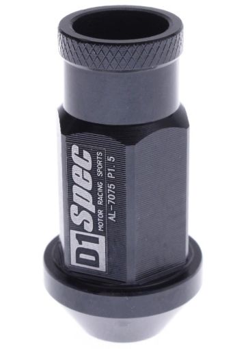 Billede af Aluminium Wheel nuts - M12*1.25 - Black